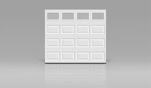 Single-car garage door example